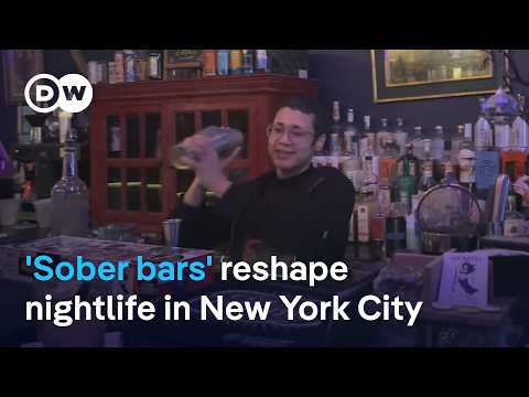 ‘Sober bars’ on the rise as US alcohol consumption falls | DW News