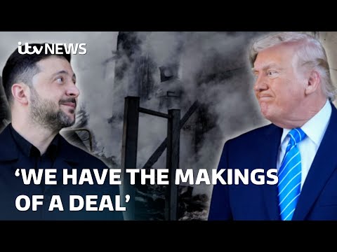 WATCH Donald Trump and Volodymyr Zelenskyy give update on Ukraine peace negotiations | ITV News