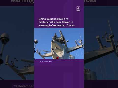 China launches live-fire military drills near Taiwan in warning to ‘separatist’ forces