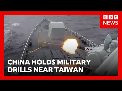 China holds military drills around Taiwan as warning to ‘separatist forces’ | BBC News