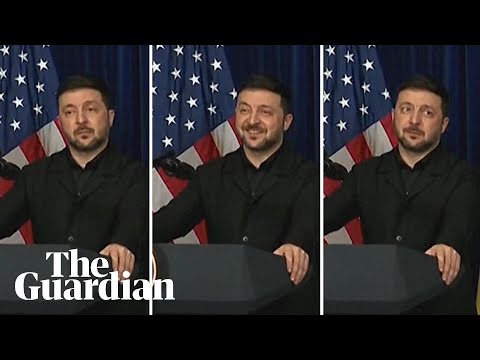 ‘Russia wants to see Ukraine succeed’: watch Zelenskyy react to Trump’s claim