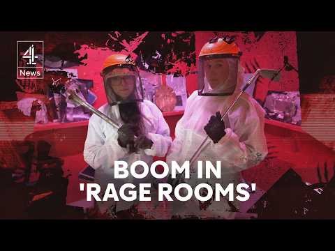Why are ‘Rage Rooms’ so popular with women?