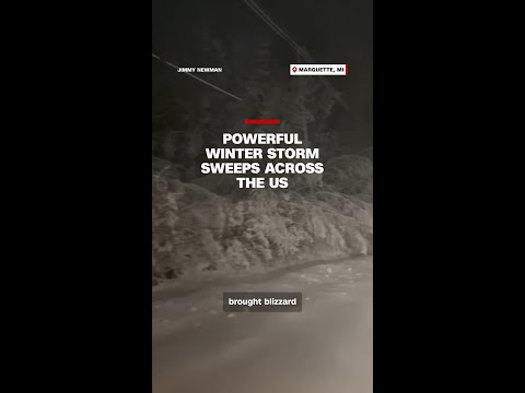 Powerful winter storm sweeps across the US