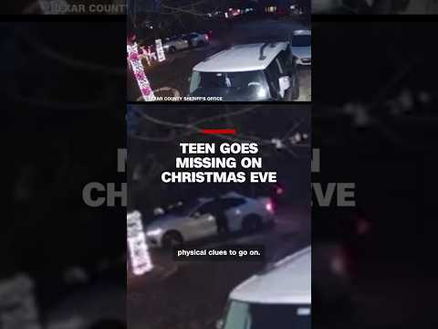 Teen goes missing on Christmas Eve