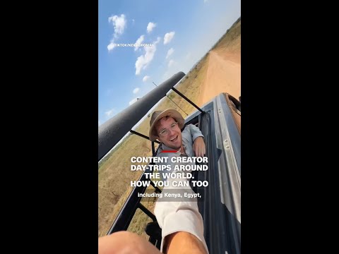 Content creator day-trips around the world. How you can too