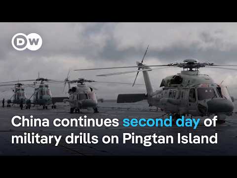 China’s war games rehearsal: Retribution for Taiwan’s $11.1 billion arms deal with the US? | DW News