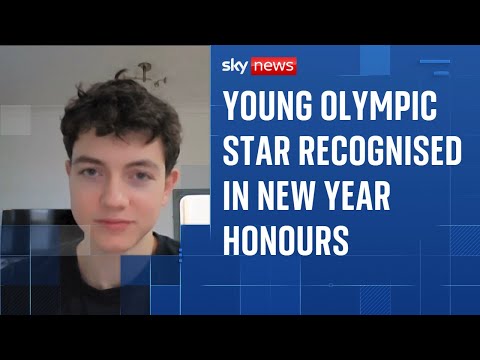 Olympic gold medallist Toby Roberts youngest person on New Year’s Honours list