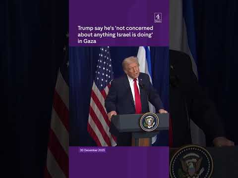 Trump say he’s ‘not concerned about anything Israel is doing’ in Gaza