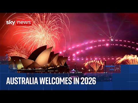 New Year celebrations and fireworks as the world welcome 2026