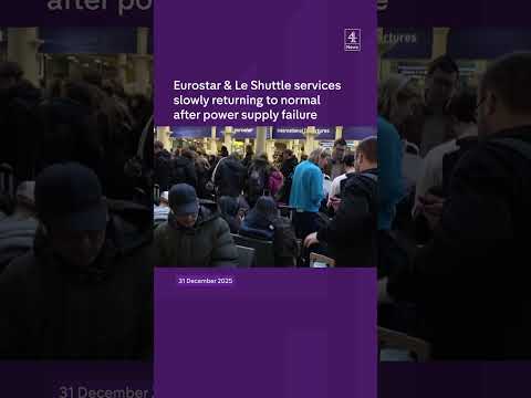 Eurostar and Le Shuttle services slowly returning to normal after power supply failure