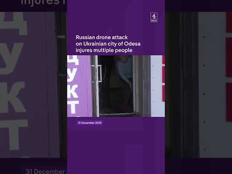 Russian drone attack on Ukrainian city of Odesa injures multiple people
