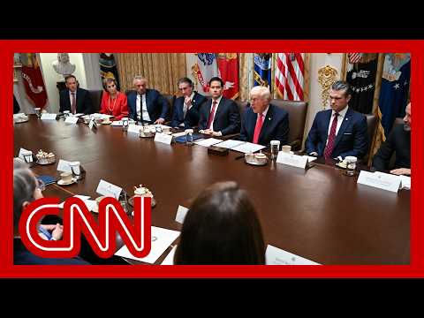 ‘A whole lot of lies about a whole lot of subjects’: CNN fact-checks Trump in cabinet meeting