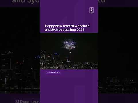 Happy New Year! New Zealand and Sydney pass into 2026
