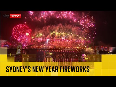 Sydney Harbour fireworks ring in 2026 in Australia