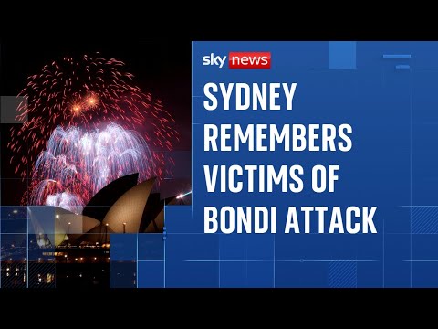 Sydney remembers Bondi attack victims as city welcomes in 2026