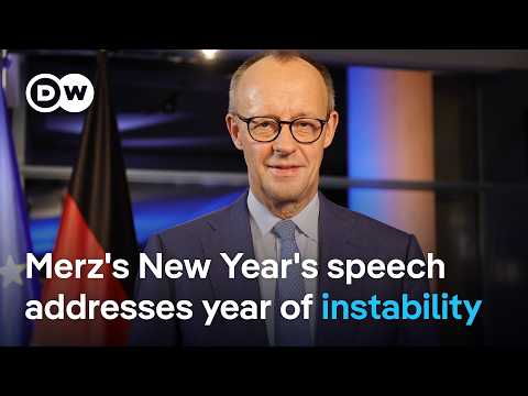 Merz’s New Year’s speech tackles thorny issues of war in Ukraine and industrial stagnation