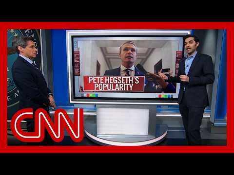Pete Hegseth’s popularity: Harry Enten runs the numbers on the Secretary of Defense