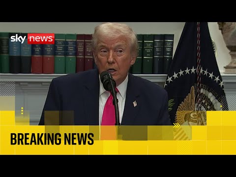 Trump makes announcement at the White House | Watch in full