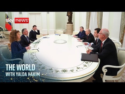 Trump team meets Putin for Ukraine talks | The World with Yalda Hakim