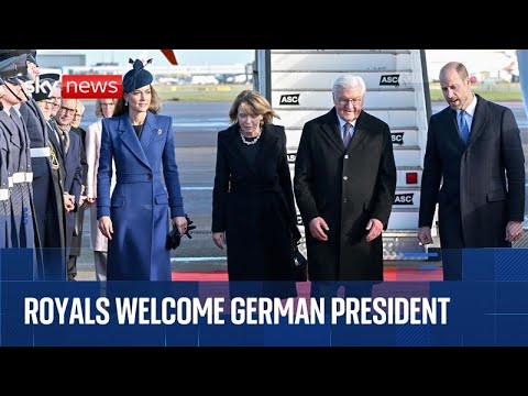 German president meets King and Queen on UK state visit