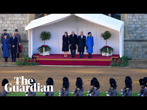 King Charles and Queen Camilla receive President of Germany at Windsor – watch live