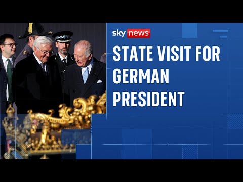 German President arrives in Windsor