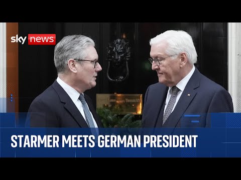 Starmer meets German president at Downing Street as part of state visit to UK