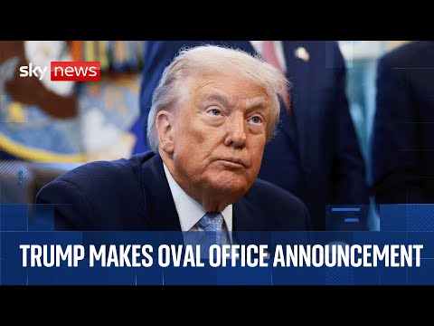 Trump to make announcement in the Oval Office