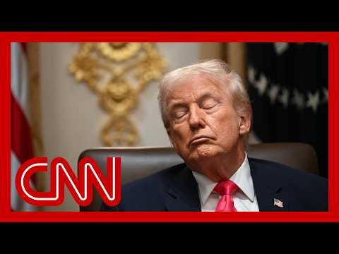 Trump called his predecessor ‘Sleepy Joe.’ Now, he appears to be dozing off in meetings