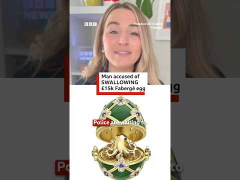 Man charged with theft over claims he swallowed $19k Fabergé egg. #NewZealand #JamesBond #BBCNews