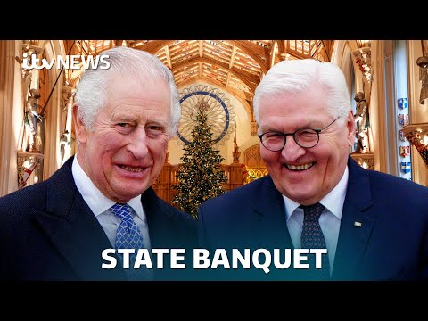 Watch LIVE: King and Queen host German President for state banquet
