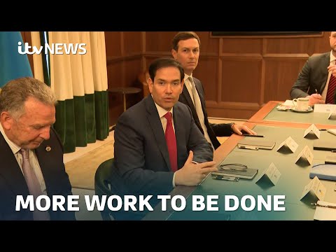 ‘More work to be done’ after latest talks to end war in Ukraine | ITV News