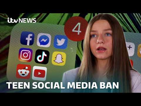 Should Australia ban social media platforms for under-16’s? | ITV News