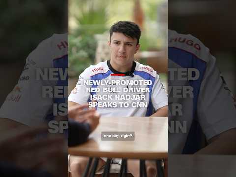 Newly-promoted Red Bull driver Isack Hadjar speaks to CNN