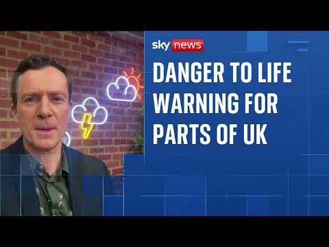 Weather warnings in place as a ‘month’s worth of rain’ forecast to fall in 24 hours