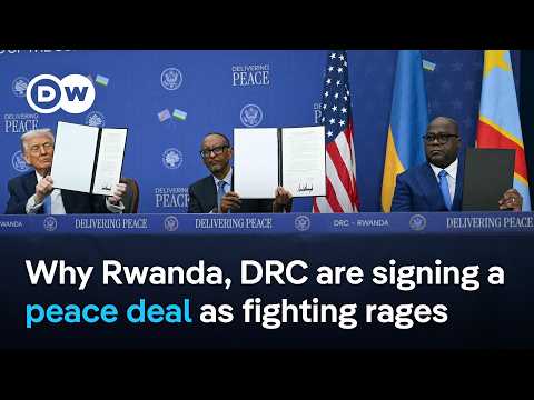 Rwanda and DR Congo leaders sign ‘peace deal’, even as M23 rebels and Congolese army clash | DW News