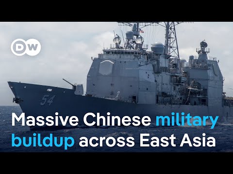 China deploys unprecedented numbers of military vessels across East Asian waters | DW News
