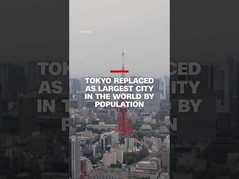 Tokyo replaced as largest city in the world by population