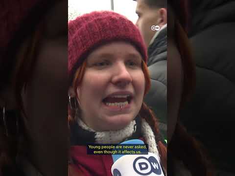 School strike in protest at new military service law | DW News