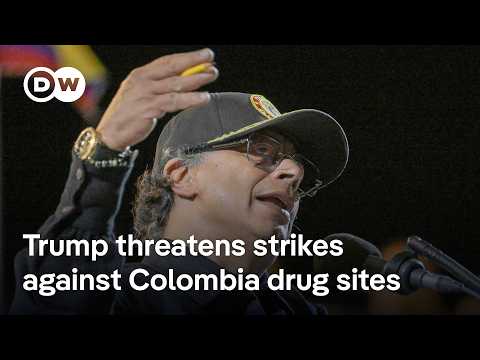 US President Trump warns he may strike drug sites in Colombia | DW News