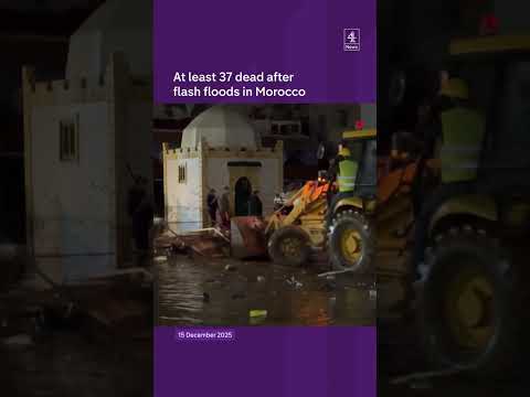 At least 37 dead in Morocco flash floods