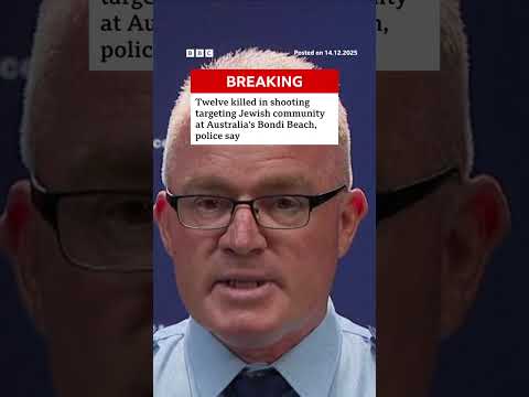 Twelve killed in shooting at Bondi Beach. #BondiBeach #Australia #BBCNews