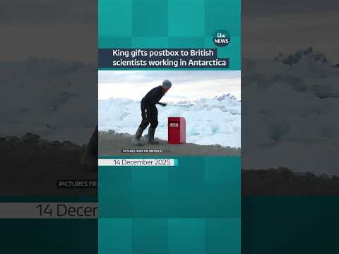 It was was delivered by the UK’s polar research vessel RRS Sir David Attenborough #itvnews