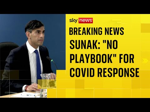 Rishi Sunak faces questions at COVID inquiry