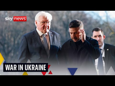 Zelenskyy meets with German President Frank-Walter Steinmeier