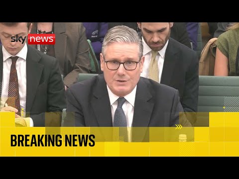 Prime Minister Keir Starmer appears before the House of Commons Liaison Committee