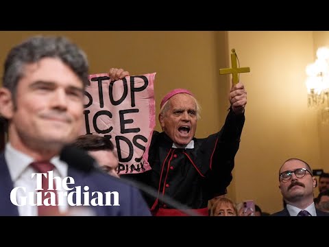 Protesters interrupt Kristi Noem at House homeland hearing