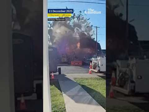 Massive gas explosion in California town injures at least six people