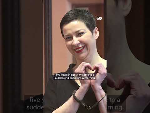 Belarusian opposition politician Maria Kolesnikova speaks after her release | DW News