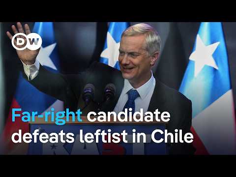 Far-right Jose Antonio Kast elected Chile’s next president, defeating leftist Jara | DW News
